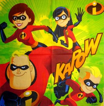 265 Bekannte Figuren - 2-lagig - Die Unglaublichen / The Incredibles