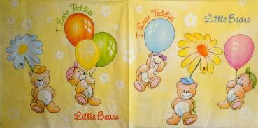 128 Teddy - 3-lagig (gelb) - Daisy