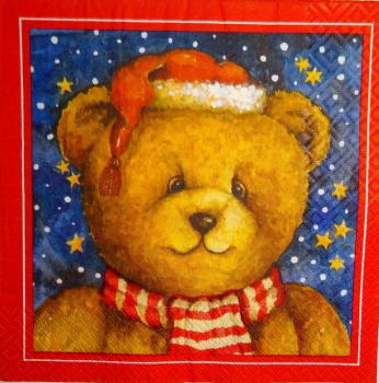 121 Bären Christmas - 3-ply (red) - Atelier - CS