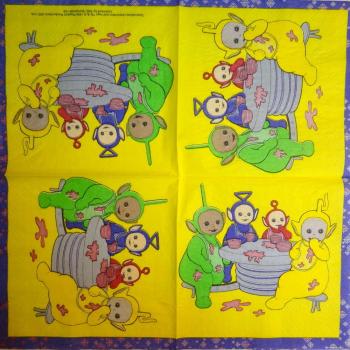 289 Known Figures - 3-ply - Teletubbies 1996