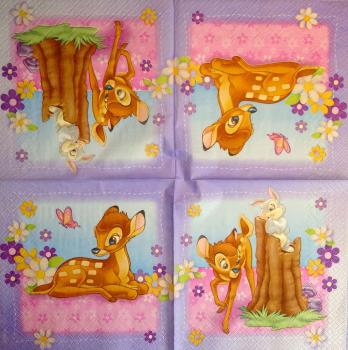 253 Hirsche - 2-lagig - Disney Bambi