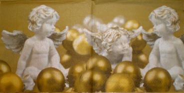 072 Engel - 3-lagig (gold)