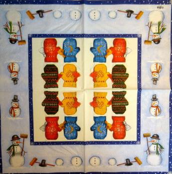 183 Snowman - 3-ply - Ambiente