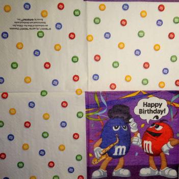 333 Bekannte Figuren - 2-lagig - M&M - amscan - CS