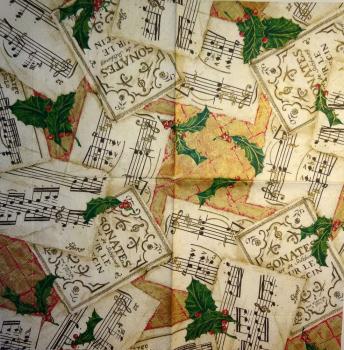 208 Christmas Flowers - 3-ply - Caspari