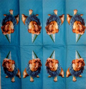 178 Dogs - 4-ply - Paper Design - Handkerchief