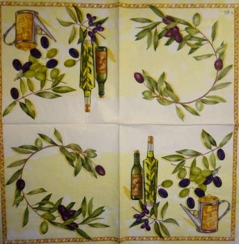 098 Olives - 3-ply - Ambiente