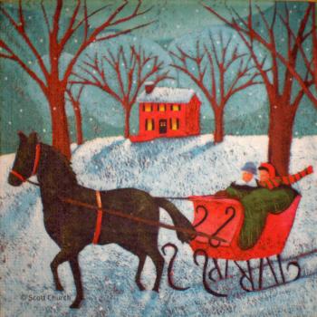 001 Horses - 3-ply - ppd - Scott Church