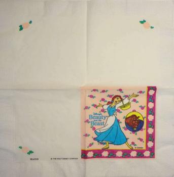 246 Mädchen - 3-ply - Disney Die Schöne and the Beast - CS