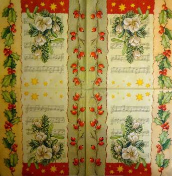 214 Christmas Flowers - 3-ply - Avantgarde
