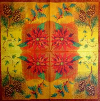 215 Christmas Flowers - 3-ply - Stewo