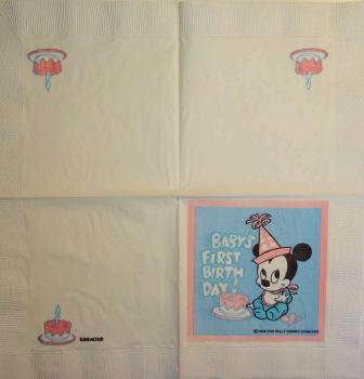 152 Mickey Mouse - 3-ply - Disney 1984 - CS