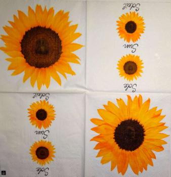 163 Sonnenblumen - 3-lagig - Design House