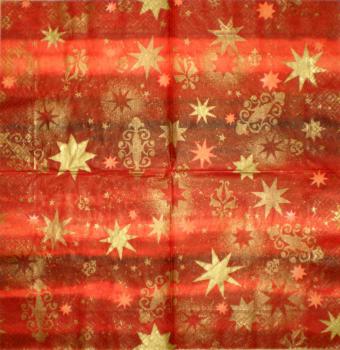 005 Stars - 3-ply (red) - Papstar