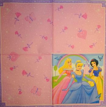 233 Mädchen - 2-lagig - Disney Prinzessinen