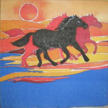 044 Horses - 3-ply
