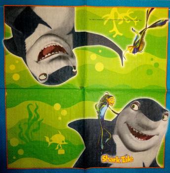 025 Delphin / Wal / Hai - 2-lagig  - Große Haie kleine Fische 2004