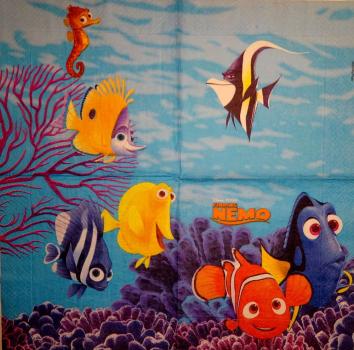 032 Fische - 3-lagig - Disney Findet Nemo