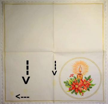 039 Candles xxx - 1-ply - Waved Edge - Spot
