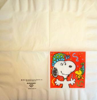 376 Bekannte Figuren - 3-lagig - Peanuts 1965- Ambassador - CS
