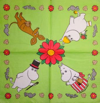 390 Bekannte Figuren - 3-lagig - Moomin - CS