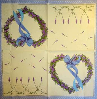 023 Lavendel - 3 lagig (creme) - Ambiente