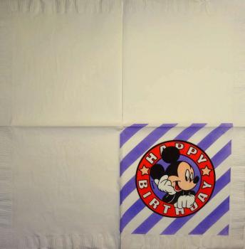 167 Mickey Mouse - 3-ply - Disney - 35x35 cm