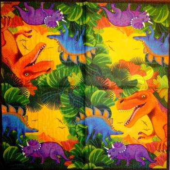 033 Dinosaurier - 2-lagig - amscan