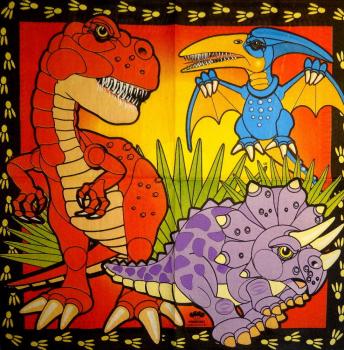 044 Dinosaurier - 2-lagig - Premier 2002