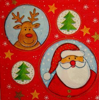 090 Weihnachtsmann Sonstige - 3-lagig - Duni