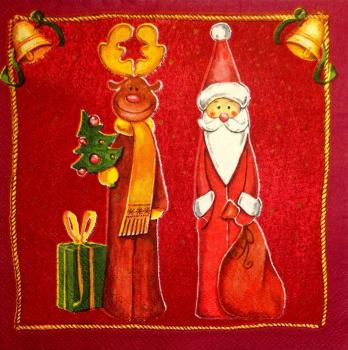 096 Santa Others - 3-ply (red) - Fasana