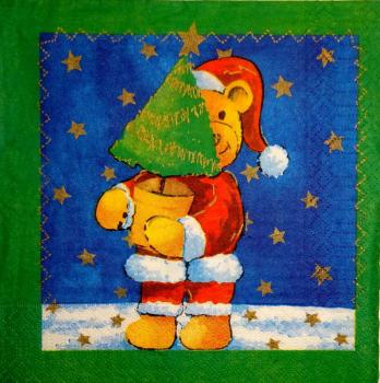 139 Bären Christmas - 3-ply