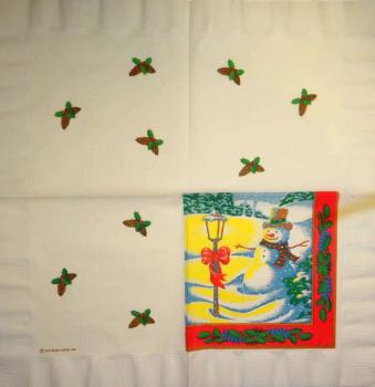 208 Snowman - 3-ply - Hallmark - 43x43 cm