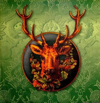 263 Deer - 3-ply (grün) - Ambiente