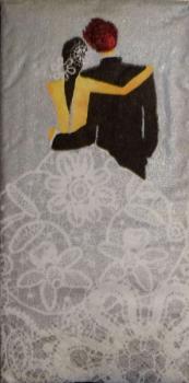 026 Wedding - 4-ply (silver) - Sniff - ppd - Masha D`yans - Handkerchief