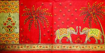 024 Elephant - 3-ply - (red) - Ihr