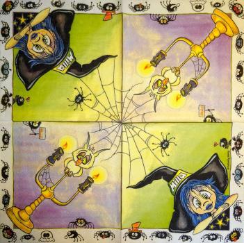 187 Halloween - 3-ply - Vielseidig