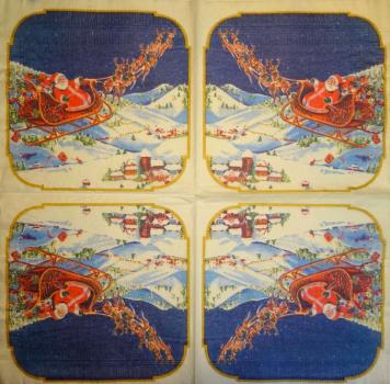 080 Schlitten - 3-lagig -WIDA  - 35x35 cm