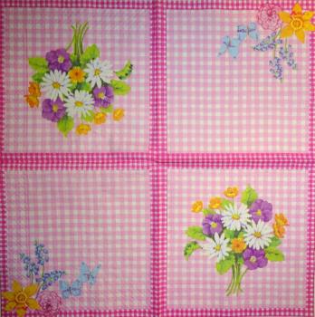171 Butterflies - 3-ply (pink/pink)
