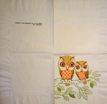 023 Owls - 2-ply - Künstler - CS