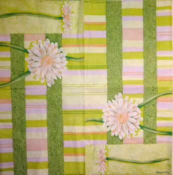 284 Daisies - 3-lagig(grün) - Madame est Servie