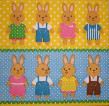 009 Rabbits:  unnatürlich - 3-ply - CS