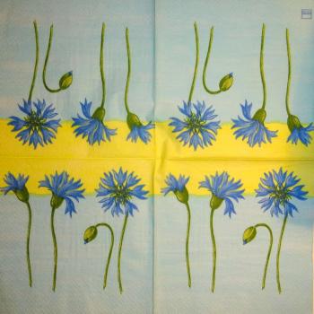 273 Flowers Others - 3-ply (blue)