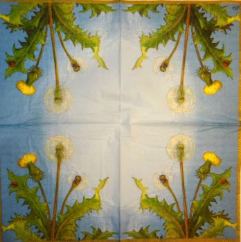 134 Blumen Sonstige - 3 lagig(blau) - Ihr