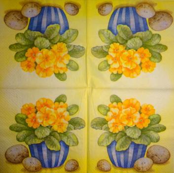 050 Blumen Sonstige - 3 lagig(gelb) - ti-flair