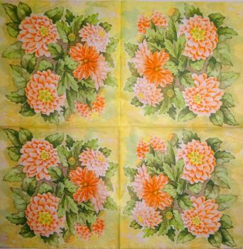 054 Flowers Others - 3 ply (orange) - Atelier