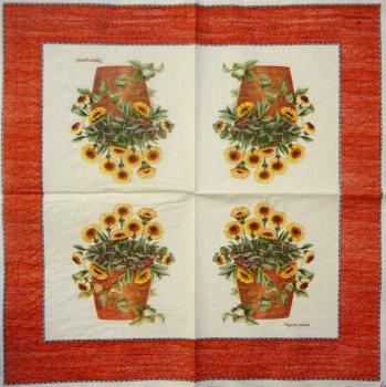 157 Flowers Others - 3-ply (brown) - Wedgwood