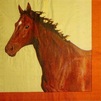 057 Horses - 3-ply (brown) - Cypress - Robert Hautman