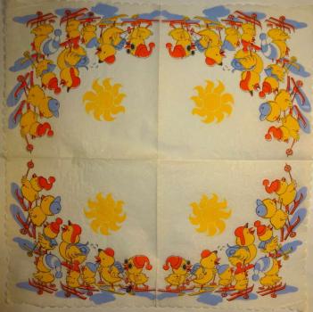 143 Küken - 1-ply - Waved Edge