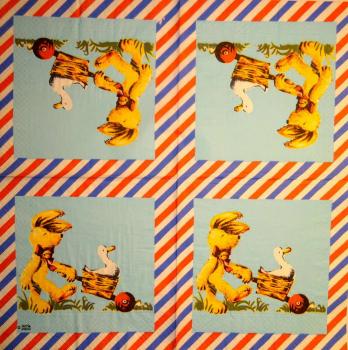 205 Rabbits:  unnatürlich - 3-ply (blue) - ppd -  Felix